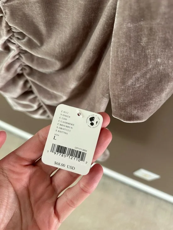 Free People Cupcake Velvet Top - size L - NWT!!! - Picture 5 of 5